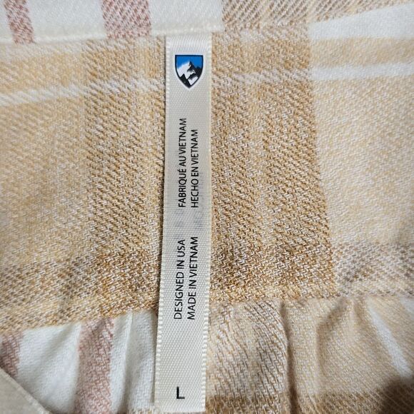 1146 NWT Kuhl Kamila Flannel Sz Large - Picture 4 of 7